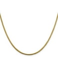 thumbnail image 4 of Auriga Fine Jewelry 14K Yellow Gold 10.85mm Snake Chain Necklace 30inch for Women, 4 of 5