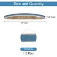 thumbnail image 2 of Uxcell 10 Piezas 3/8" x 21" Bandas de Lija 120 Granos Banda Abrasiva de Zirconia Papel de Lija, 2 of 7