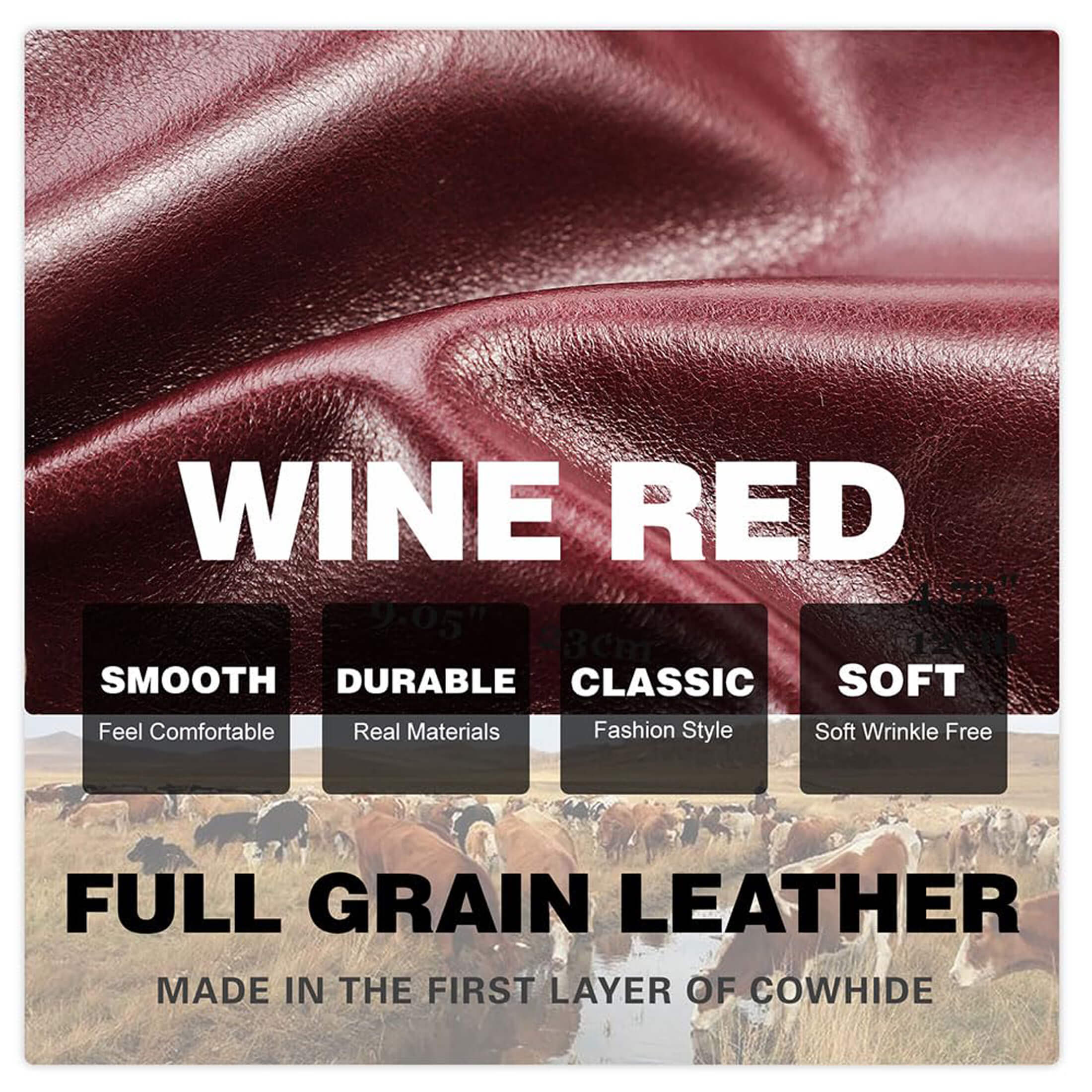 Contact's Dual Kiss Lock Clutch Bag for Women Leather Evening Bag Large Clutch Purse Vintage Handbag Phone Organizer (Wine Red)