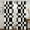19, variant on 2 Panels Silver Geometry Square Black & White Curtains Red Blue Living Room Bedroom Kitchen Balcony Windows Decorative Curtains