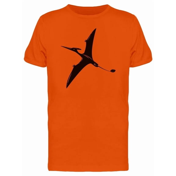 Black Silhouette Of Pteranodon Tee Men's -Image by Shutterstock