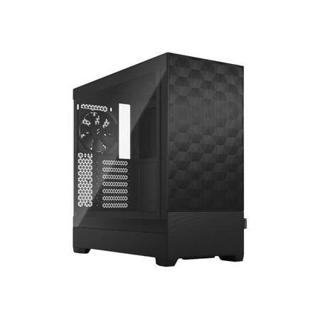 Fractal Design FD-C-POR1A-06 MidTower Pop Air RGB Tempered Glass ATX High-Airflow Computer Case  Black & Clear With motherboard 