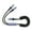 Type C straight, variant on WINDLAND 2 in 1 MicroUSB & Type C Car Charging Cable with Stretchable Spring Charging Data Cable for Multiple Devices
