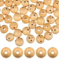 thumbnail image 1 of Craft Wood Pieces 50 Pcs Smile Beads for All Ages Assorted Color Small Round Beads, 1 of 8