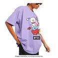 thumbnail image 4 of Playera BT21 para Niña, Manga Corta Torre Personajes Oversize Lila Talla 16X, 4 of 4