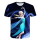 thumbnail image 1 of T-shirts à manches courtes pour hommes et filles, nouveau Style décontracté imprimé en 3D, série Disney Frozen, décoration, nécessités quotidiennes, 1 of 4