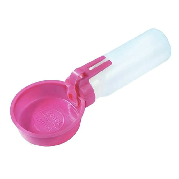 Water Rover Portable Pet Water Bottle Dispenser for Dogs - Made in America - Even Bigger (Pink)