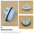 thumbnail image 4 of UPOUART 3Pcs Pool Filter Pump Stoppers Plastic Pool Plugs for Ground and Inground Pools, 4 of 8