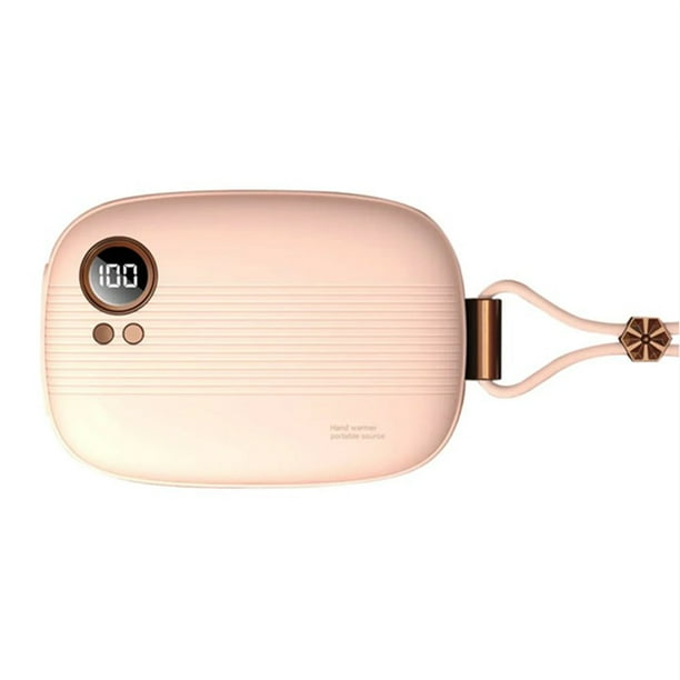 Calentador Manos Eléctrico Portátil Pantalla Digital para Interior Y Exterior
