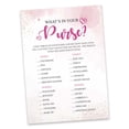 thumbnail image 2 of Inkdotpot 50-PackWatercolor SplashWhats In Your Purse Bridal ShowerGameWedding Shower Bachelorette Party Bulk ActivityGameCards, 2 of 7