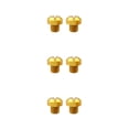 thumbnail image 2 of Redempat Enhanced Performance M10x25 Rearview Mirrors Thread Hole Plug Screw Bolts Gold Positive 10mm 3Set, 2 of 6