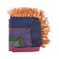 thumbnail image 1 of Jeté en Bambou Classiques Colorés la Collection Tsandja Cœur Violet, 1 of 1