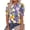 Floral Purple Yellow, variant on BTFBM Summer Blouses for Women Dressy Casual Fashion Spring Tops Floral Boho V Neck Puff Short Sleeve Top Shirts