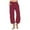 Wine, variant on Ediodpoh Wide Leg Casual Pants with Pockets Lightweight High Waisted Drawstring Womens Pants for Everyday Wear Beige XXXL