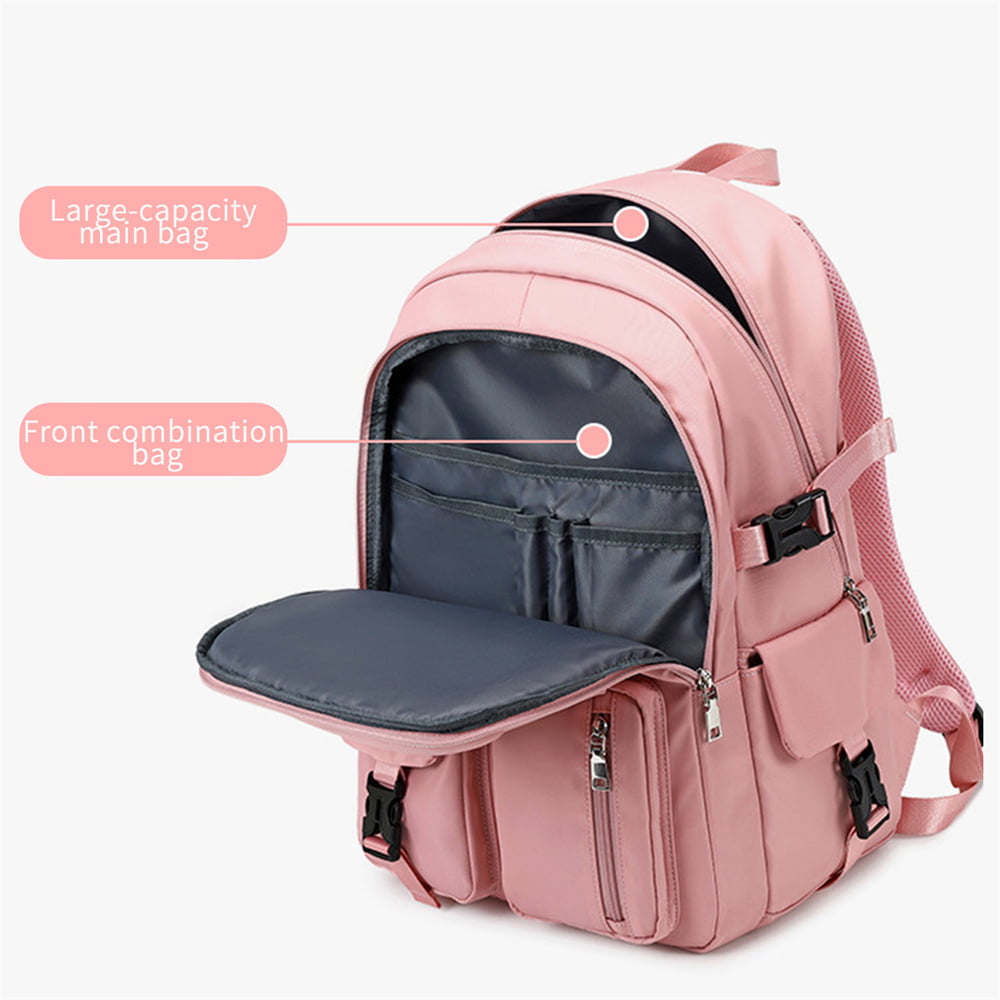  School Backpack for Teens Large Corduroy Bookbag Lightweight 17  inch Laptop Bag for Girls Boys Casual High School College : Electronics