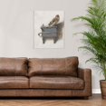 thumbnail image 6 of ADALE Fabritius The Goldfinch Bird Animal Nature Painting Art Print Framed Poster Wall Decor Unframed 14x11 Inch, 6 of 6