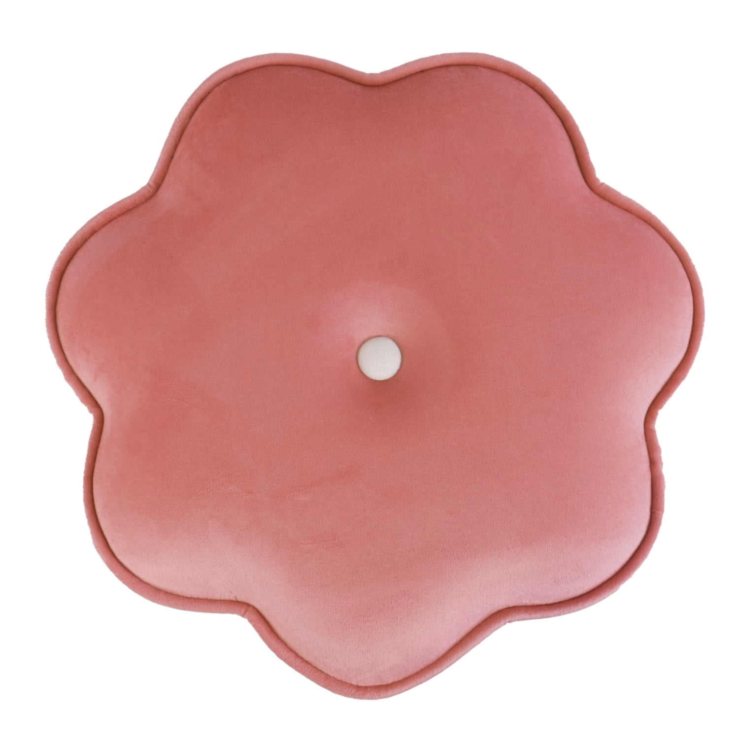 Mainstays Kids Flower Petal Ottoman, Pink