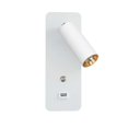 thumbnail image 1 of Yuarrent Lámpara de pared LED Acrílico Interfaz USB Interior Ajustable Hogar Hotel Comedor Bar Sala de estar Dormitorio Cocina Luz simple Iluminación y accesorios Blanco Blanco cálido Yuarrent HA066204-01, 1 of 6