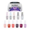 Gelish Complete Manicure Kit w/ Curing Lamp, Terrific Trio, & Sunrise