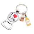 thumbnail image 2 of Llavero con Abrebotellas, Regalo Del Día , Llavero Creativo para Coche, Llavero para Papá, Colgante de Bolso, Llavero de Metal para Regalos D Estilo F, 2 of 8