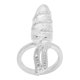 thumbnail image 3 of Anillo para Uñas Sincero con Diamantes de Imitación para Mujeres y Niñas Plata, 3 of 9