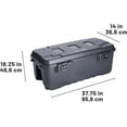 thumbnail image 6 of Sportsman Trunk with Wheels, Black, 108-Quart, Lockable Storage Box, Rolling Sportsman Trunk, Hunting Gear and Ammunition Bin, Heavy-Duty Containers for Camping, Large, 6 of 19