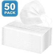 Dental Face Mask Disposable Disposable Face Masks with Elastic Ear Loop Breathable and Comfortable 50 Pack Great for Dust, Germ and Virus Protection and Personal Health Face Mask