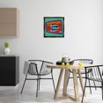 thumbnail image 4 of Stupell Industries Modern Bold Sardines Can Black Floating Frame Canvas Art, 18 x 18, by Carrie Cantwell, 4 of 8