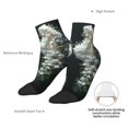 thumbnail image 4 of Uemuo Floral Angelic White Wings Printed Crew Socks, Moisture-Wicking Socks, Athletic Socks for Men Breathable Cushion Socks Casual Sport Socks for Running Traveling, 4 of 6