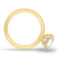 thumbnail image 5 of ESTE ORIGIN 2.00Ct Emerald Cut Lab Grown Diamond Engagement Ring, Hidden Halo 14K Yellow Gold, 5 of 8