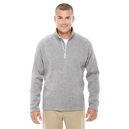 Devon & Jones Adult Bristol Sweater Fleece Quarter-Zip