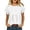 #0212-White, variant on Womens Casual Tops Round Neck Short Sleeve Ruffle Raglan Shoulder Peplum Waist Plain Womens Casual Tops Relaxed Fit Everyday Wear Soft Basic Tees for Women