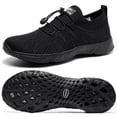 thumbnail image 1 of Zapatos Acuáticos ALEADER Xdrain Slip-On Transpirables Negros, 1 of 8