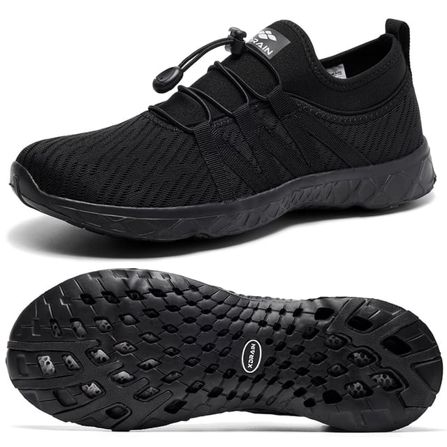 Zapatos Acuáticos ALEADER Xdrain Slip-On Transpirables Negros