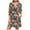 Brown-b, variant on Sexlip Womens 3/4 Sleeve Dresses Casual Crew Neck T Shirt Dress Loose Swing Flowy Dress with Pockets Floral Pink L