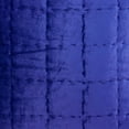 thumbnail image 2 of 20" x 7" x 20" Transitional Royal Blue Quilted Pillow Cover With Poly Insert, 2 of 5
