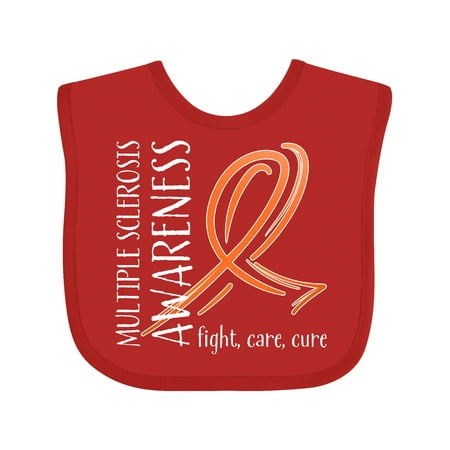 

Inktastic Multiple Sclerosis Awareness- Fight care cure Gift Baby Boy or Baby Girl Bib