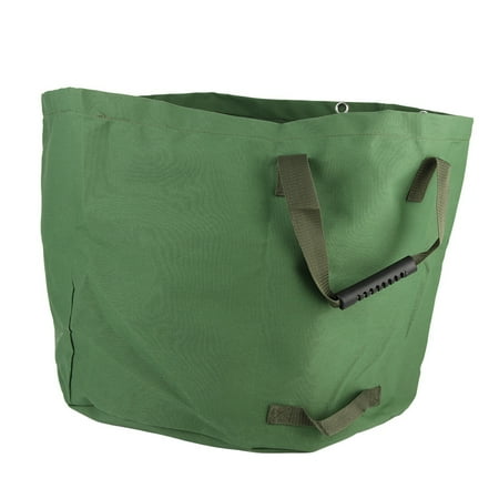 Portable Waterproof Reusable Canvas Garden Lawn Leaf Trash Storage Tote Bag