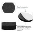 thumbnail image 4 of 8pcs Felt Pads Round Dia 3/4" Self Stick Leg Pad for Floor Furniture Leg Black, 4 of 7
