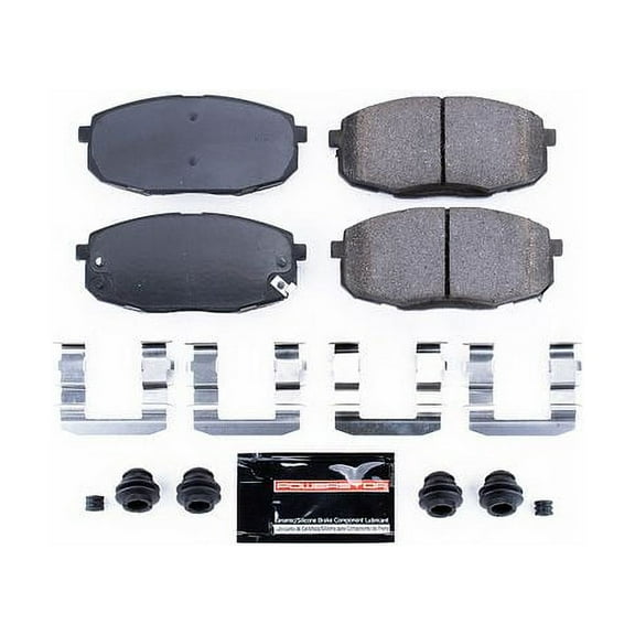 Power Stop Z23-1397 Z23 Evolution Sport Carbon Fiber-Ceramic Brake Pad -Front