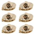thumbnail image 1 of Turn Lock Clasp, Clasp Lock Closure Widely  6 Pieces Premium Alloy  For Wallet, 1 of 8