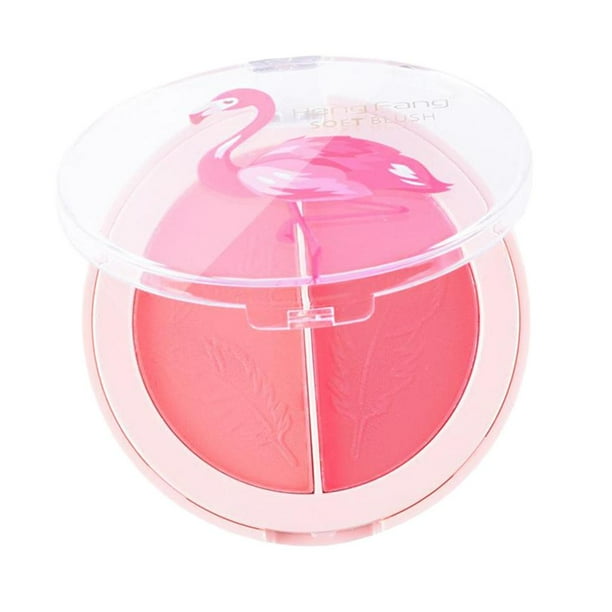 Rubor facial de seguridad, juego de rubor de maquillaje cosmético para ruborizar, teñir, sombrear, iluminar, resaltar. 03