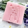 thumbnail image 5 of Valentine's Gift Valentines Day Clear Acrylic Handmade Soap Stamp Love Heart Rose Pattern Chapter, 5 of 21