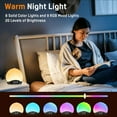 thumbnail image 2 of Sunrise Alarm Clock for Bedrooms with White Noise Sound Machine, Wake Up Light Clocks Heavy Sleepers & Kids, Dual Alarms, Nightlight, Sleep Timer, Bluetooth Speaker, Hatch-Style, 2 of 4