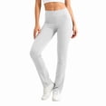 thumbnail image 3 of Dzrciro Yoga Pants Women, Elastic High Waist Slim Fit Pants with Side Pockets, Daily Commute Office Wear Bottoms S-2XL, 3 of 10