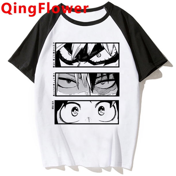 My Hero Academia Camiseta Mujer Pareja Ropa kawaii Blanco 2022 Estética crop top harajuku streetwear