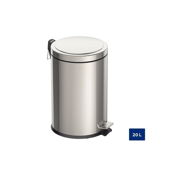 Bote de Basura Tramontina Acero Inoxidable con Pedal 20 LT