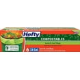 thumbnail image 1 of Hefty Lawn & Leaf Large Compost Bags - 33 Gallon, 6 Count, 1 of 4