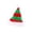 Multicolor*693, variant on Ohmyroo Striped Elf Christmas Hat, Red Green or Red White Striped Holiday Hat with White Trim and Pom Pom, Soft Xmas Novelty Beanie for Party Ugly Sweater Photo Booth Festive Wear