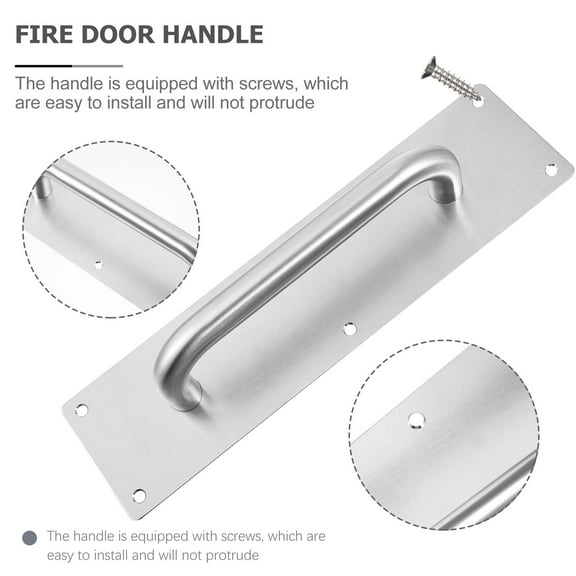OHOIOLLA 1Set Durable Metal Door Pull Handle for Front Entry and Exterior Use
